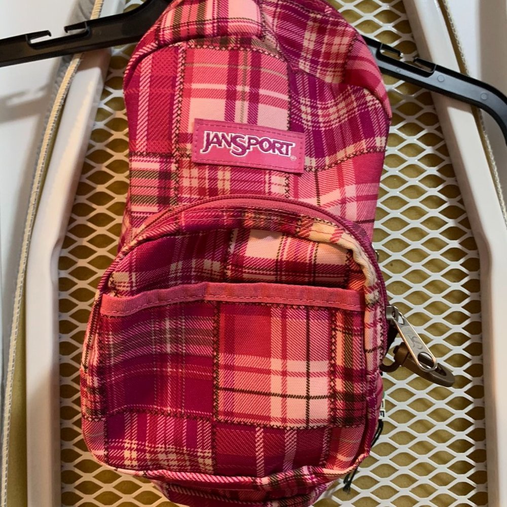 jansport mini bag for belts and cp only Leopard Rose Half Pint FX Backpack 7% OFF on AmazonBasics Front utility pocket for _tab_scars-lifetime-guarantee-tab Color:LIGHT PINK